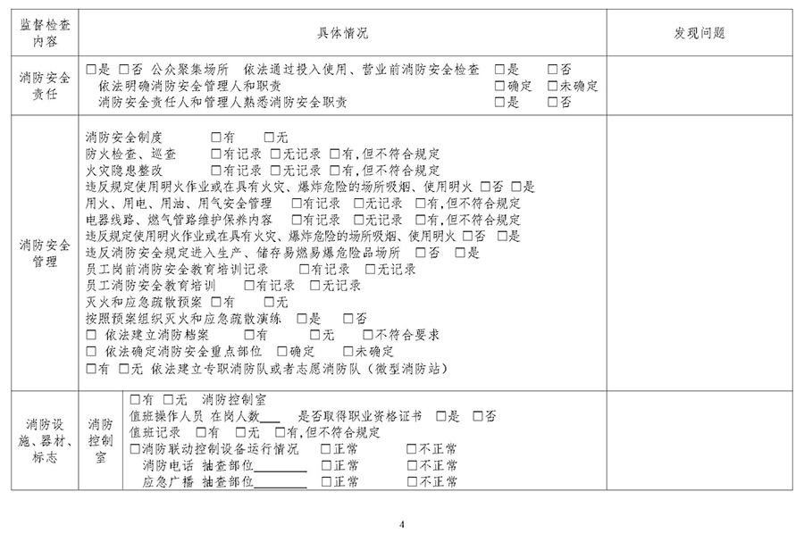 关于进一步加强和规范消防监督检查工作有关问题的通知